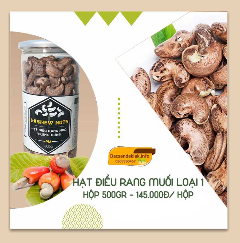 Hạt điều rang muối 500g